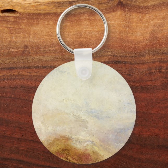 A Mountain Scene, Val d’Aosta – Joseph Mallord... Key Ring (Front)