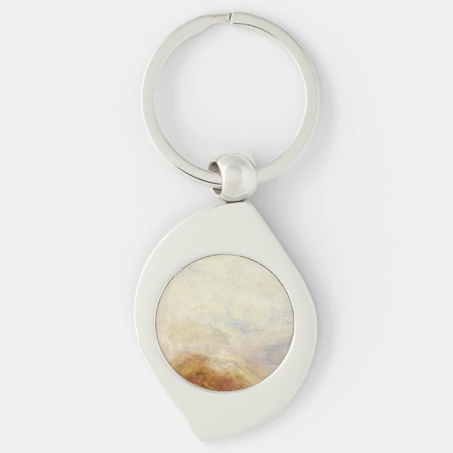 A Mountain Scene, Val d’Aosta – Joseph Mallord... Key Ring (Front)