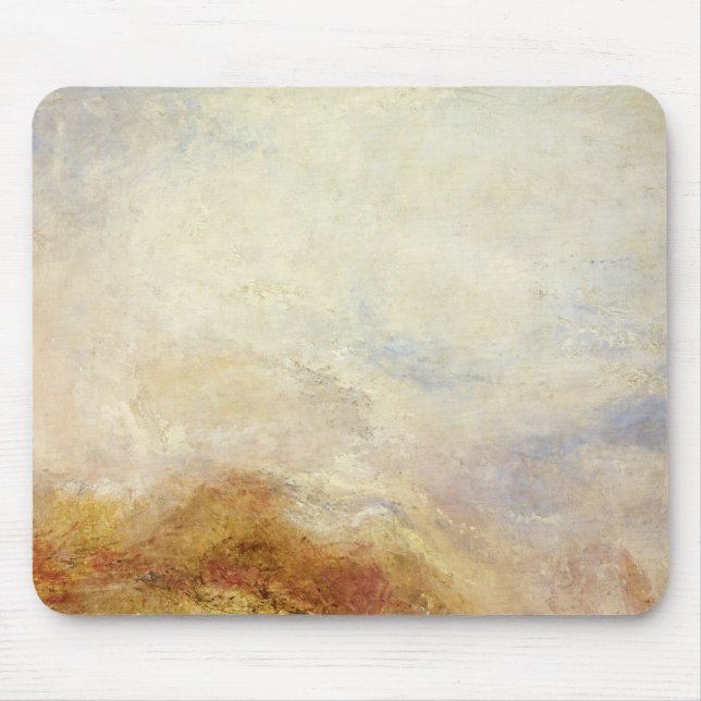 A Mountain Scene, Val d’Aosta – Joseph Mallord... Mouse Pad (Front)