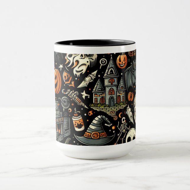 a mug for Halloween (Center)