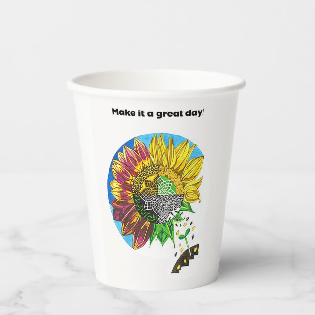 A Mug Full of Joy Paper Cups (Front)