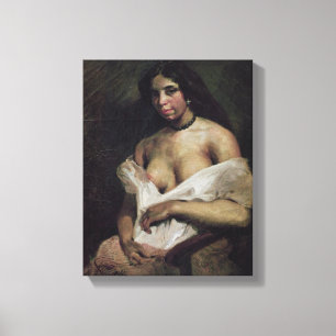 A Mulatto Woman, c.1821-24 Canvas Print