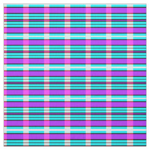 A multi colour Plaid fabric pattern design 