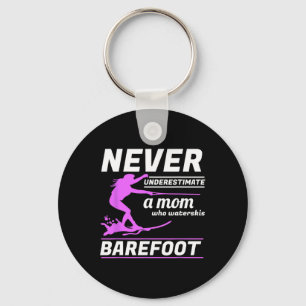 A Mum Who Waterskis Refoot Water Skiing Ski Rope Key Ring