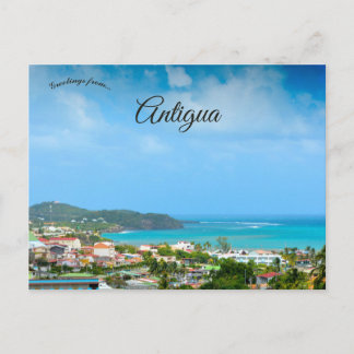 A Municipality on the Southern Coast of Antigua Postcard
