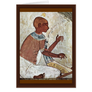 A Mural Of A Blind Musician Playing A Harp From Th
