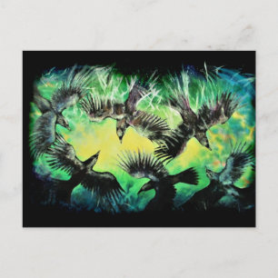 A Murder of Crows Postcard