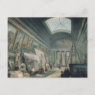 A Museum Gallery with Ancient Roman Art Postcard