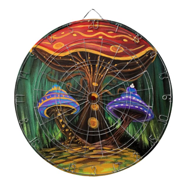 A Mushroom World Dartboard (Front)