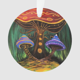 A Mushroom World Ornament