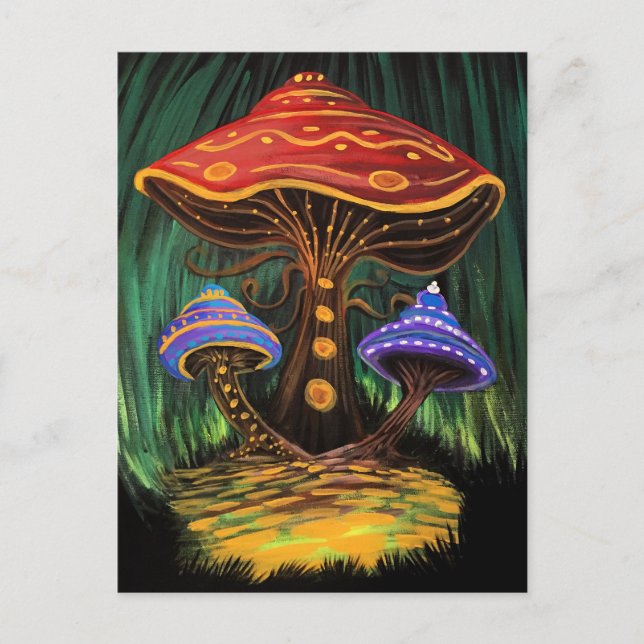 A Mushroom World Postcard (Front)