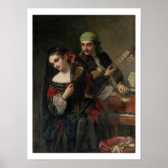 A Music Lesson, Seville Poster (Front)
