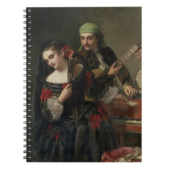 A Music Lesson, Seville Spiral Notebook (Front)