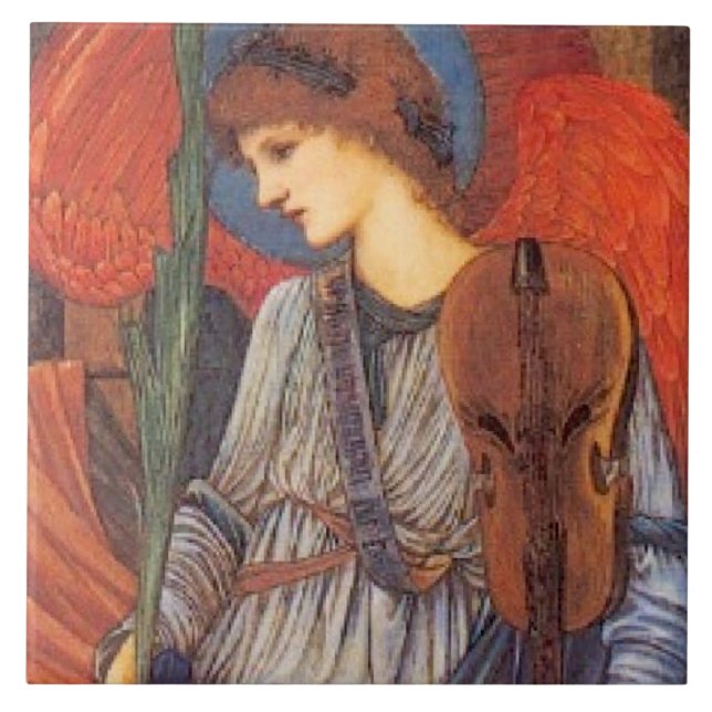 A Musical Angel  Tile (Front)