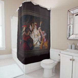 A Musical Company by Gerard Seghers Shower Curtain
