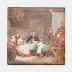 A Musical Evening (oil on canvas) 2 Magnet