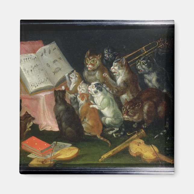 A Musical Gathering of Cats Magnet (Front)