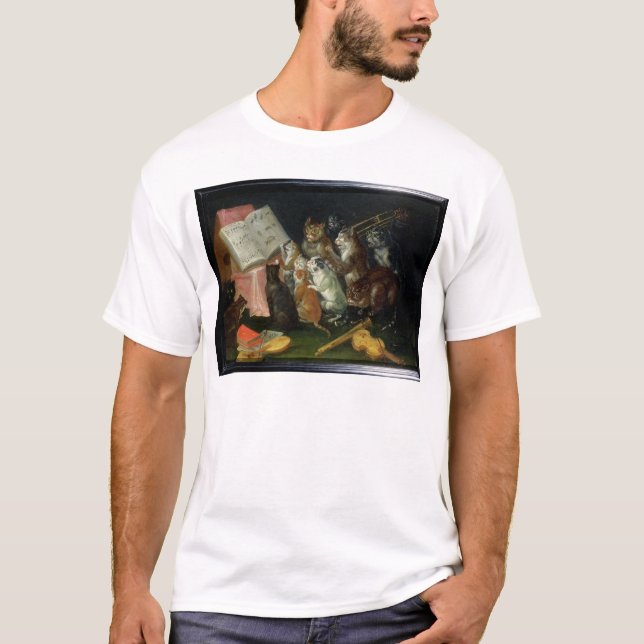 A Musical Gathering of Cats T-Shirt (Front)