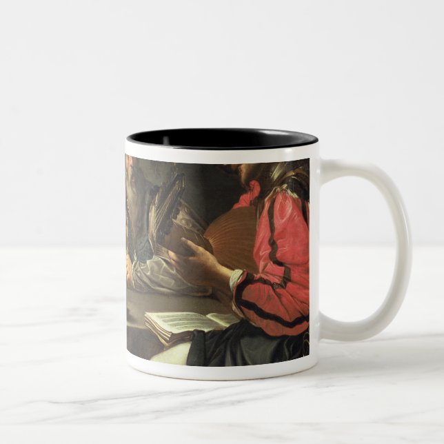 A Musical Gathering Two-Tone Coffee Mug (Right)