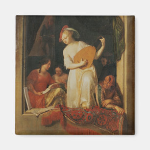 A Musical Party, 1681 Magnet