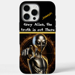 A Mysterious Alien Beckons From Area 51's Shadows iPhone 16 Pro Max Case