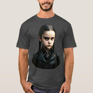 A mysterious girl wednesday 2 T-Shirt