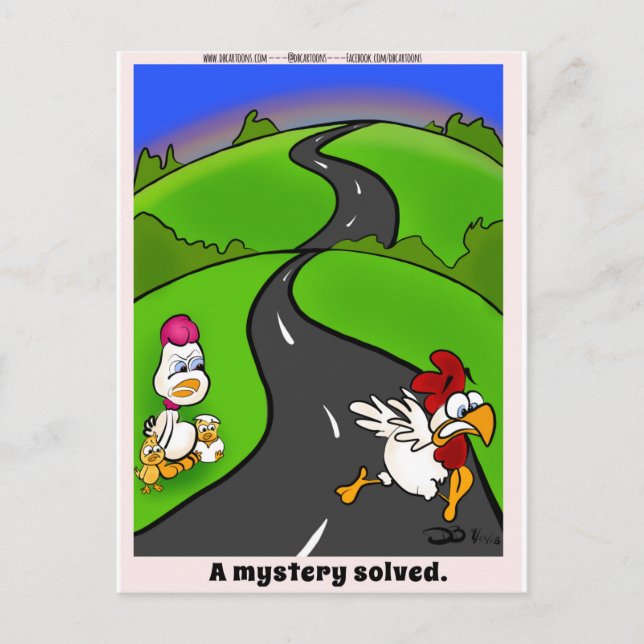 A Mystery Solved Postcard (Front)