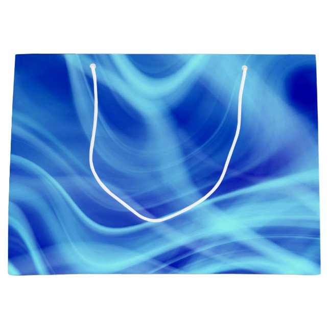 A Mystical Blue Fog  Large Gift Bag (Front)