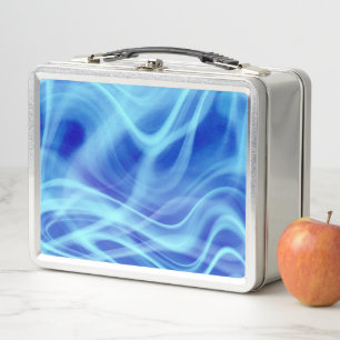 A Mystical Blue Fog Metal Lunch Box