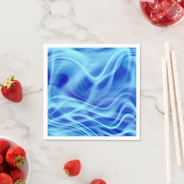 A Mystical Blue Fog  Napkin (Insitu)