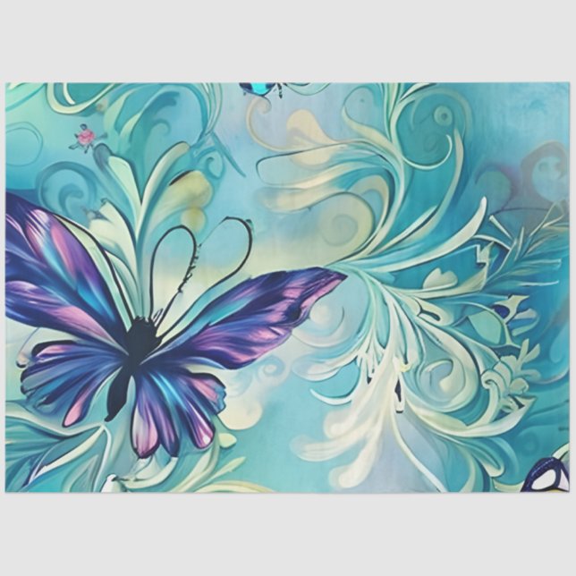 A Mystical Butterfly Series Design 14 Tissue Paper (Front)