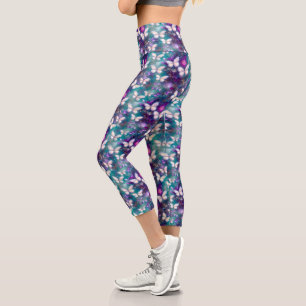 A Mystical Butterfly Series Design 1 Capri Leggings