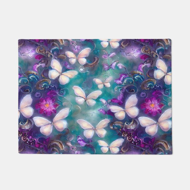 A Mystical Butterfly Series Design 1 Doormat (Front)