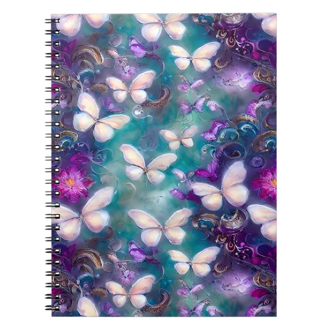A Mystical Butterfly Series Design 1 Notebook (Front)