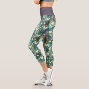 A Mystical Butterfly Series Design 3 Capri Leggings