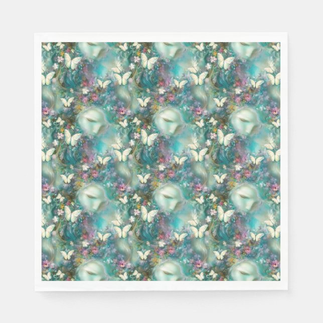 A Mystical Butterfly Series Design 3 Napkin (Front)