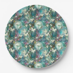 A Mystical Butterfly Series Design 3 Paper Plate