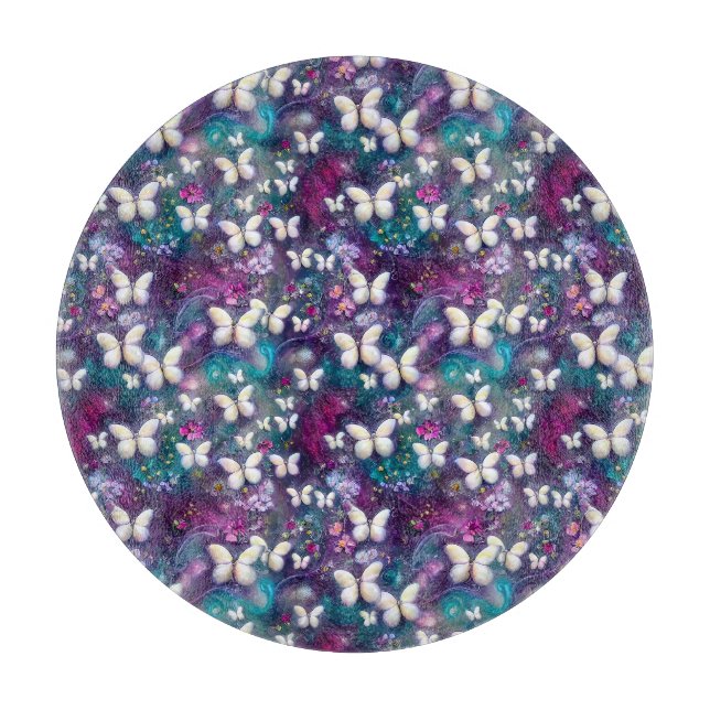 A Mystical Butterfly Series Design 5 Cutting Board (Front)