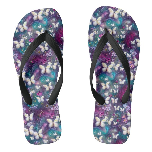 A Mystical Butterfly Series Design 5 Jandals (Footbed)
