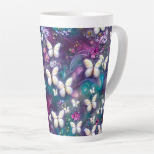 A Mystical Butterfly Series Design 5 Latte Mug