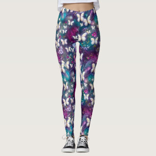 A Mystical Butterfly Series Design 5 Leggings