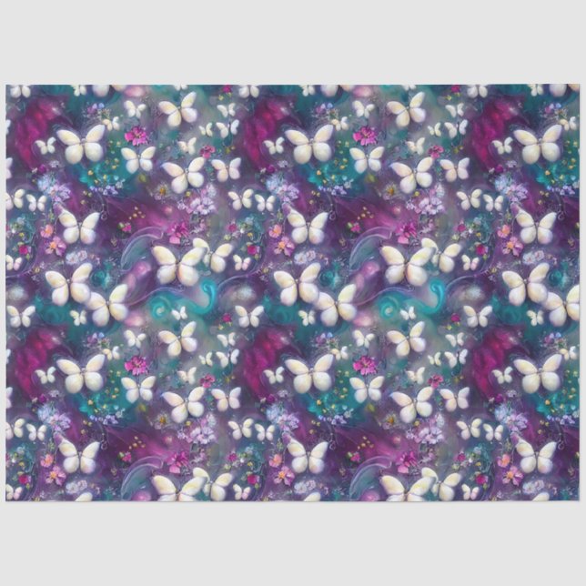 A Mystical Butterfly Series Design 5 Tissue Paper (Front)