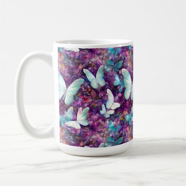 A Mystical Butterfly Series Design 7 Coffee Mug (Left)