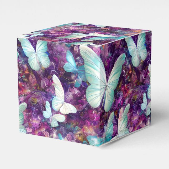 A Mystical Butterfly Series Design 7 Favour Box (Front Side)