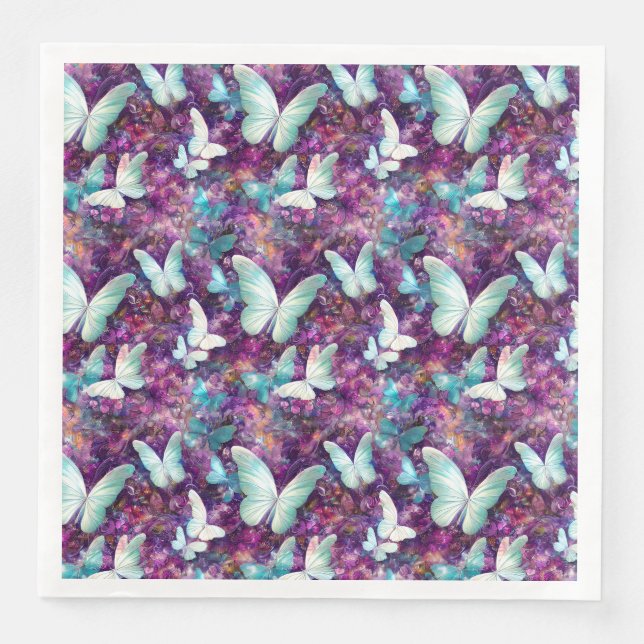 A Mystical Butterfly Series Design 7 Napkin (Front)