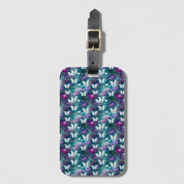 A Mystical Butterfly Series Design 9 Luggage Tag (Front Vertical)