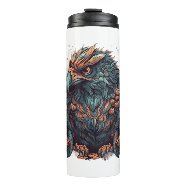 A mystical Eagle Thermal Tumbler (Front)