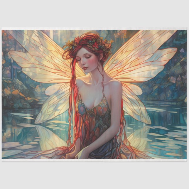 A Mystical Fairy Series Design 7 Tissue Paper (Front)