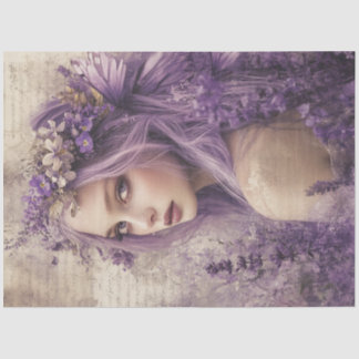 A Mystical Lavender Fairy Series Design #3 Tissue Paper