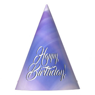 A Mystical Pastel Fog Happy Birthday Party Hat